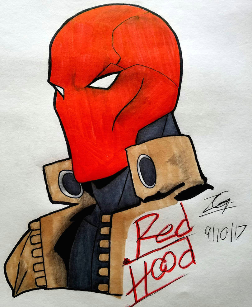 Drawing Hood Cartoons Headshot 1 Red Hood by Nolan the Dragconic On Deviantart