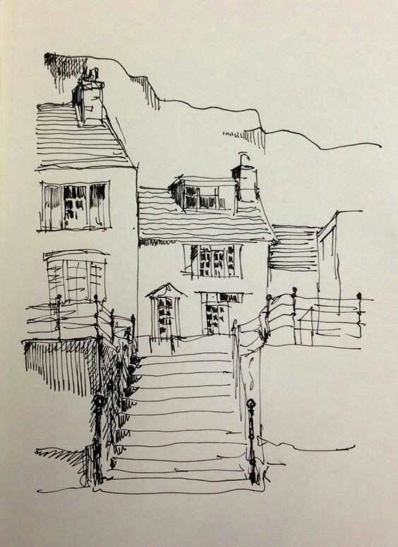 Drawing Houses Tumblr Pin by Michael King On Drawing 9 Arte Pintura Y Dibujo Croquis