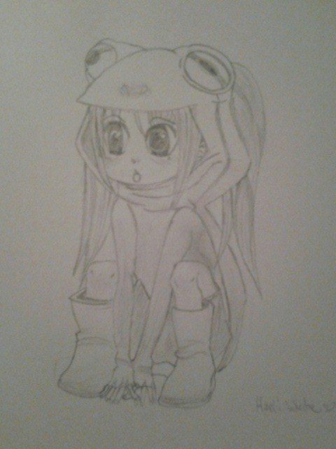 Drawing Ideas Cartoon Girl Anime Frog Girl by Haeli White Drawing Idea Drawing Tips and Ideas