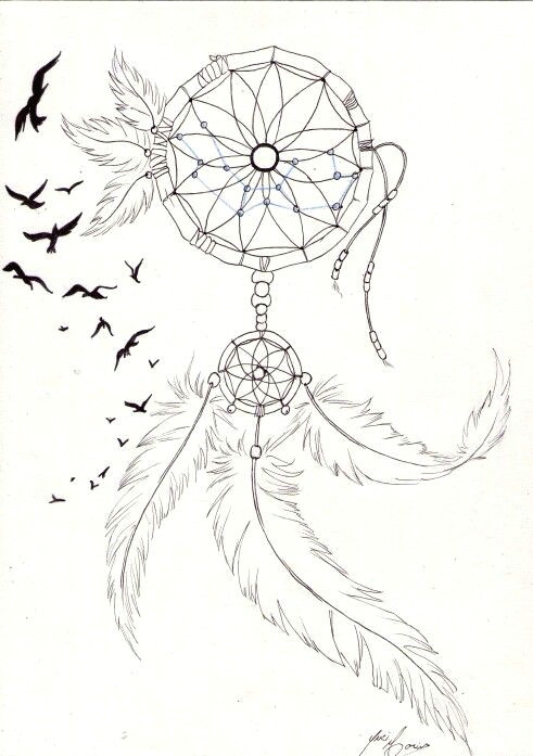 Drawing Ideas Dream Catcher Filtro Dos sonhos sofy Pinterest Tattoos Tattoo Designs and