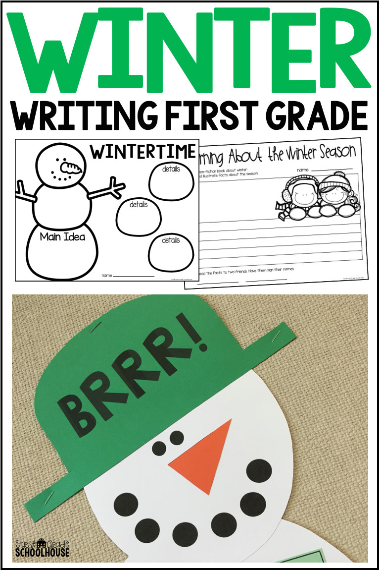 Drawing Ideas for 1st Graders Winter Writing for First Grade Firstgradefaculty Com