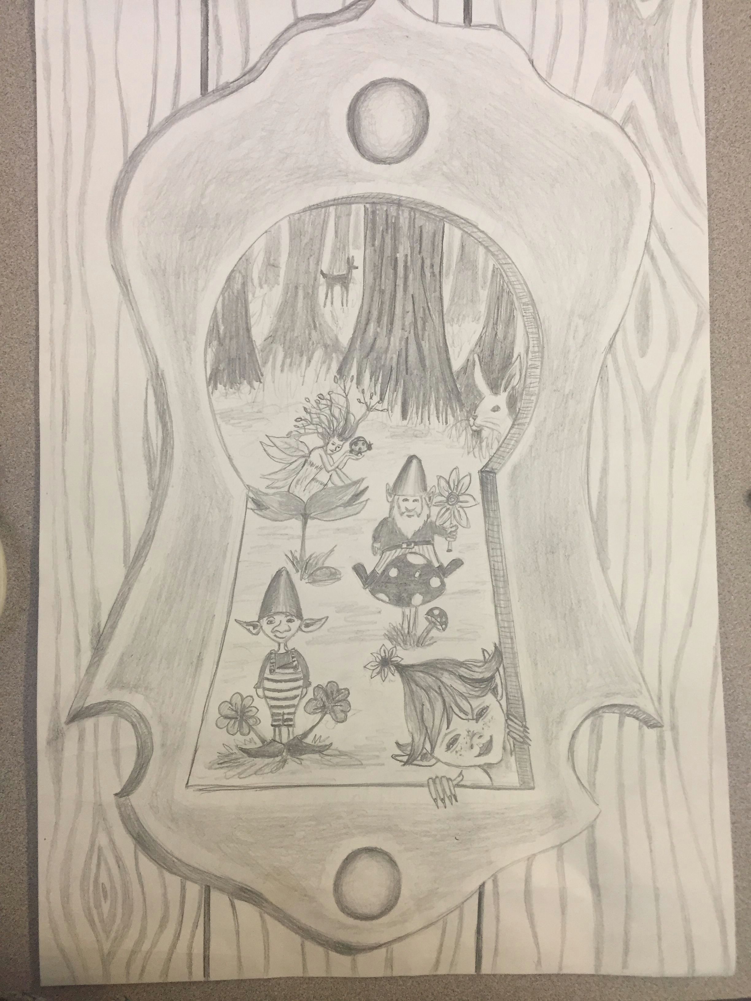 Drawing Ideas for 7th Graders Keyhole Drawing High School Projects Drawings Art Drawings Art