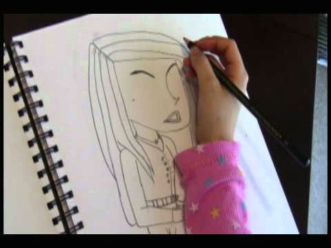 Drawing Ideas for 8 Year Olds 8 Year Old Girl Free Hands original Picture Of Young Woman Youtube