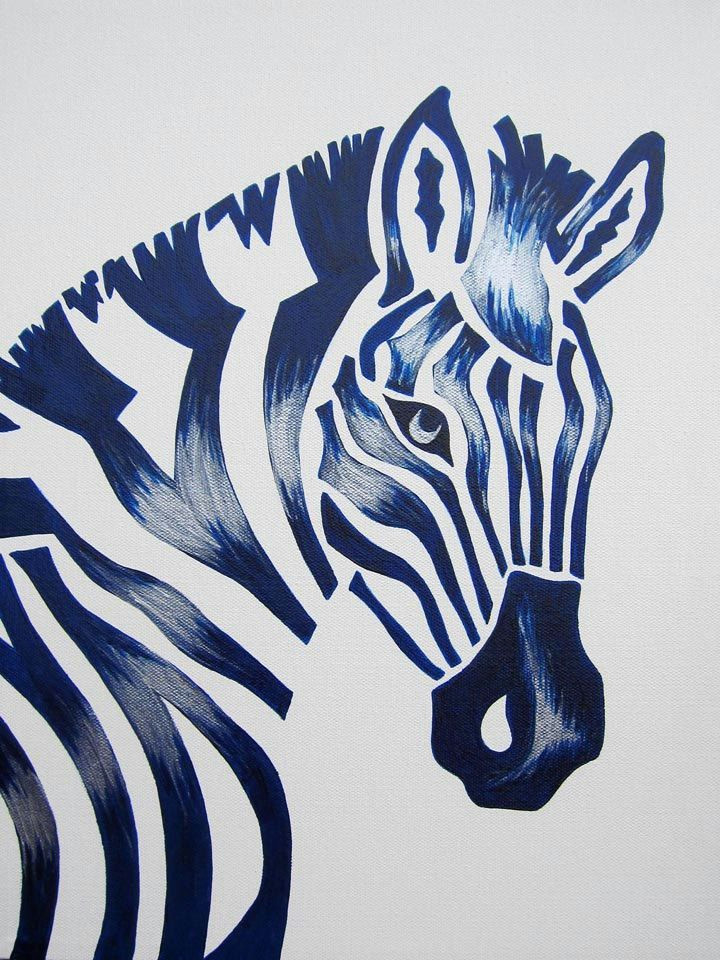 Drawing Ideas for Nursery Class Blue Zebra Safari Nursery Art Zoo Animal Jungle theme Kids Baby