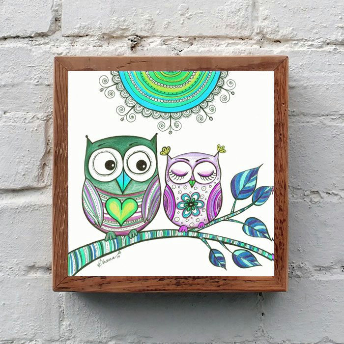 Drawing Ideas for Nursery Class Owls Painting Kids Nursery Room Decor Valentines Day Gifr Bride
