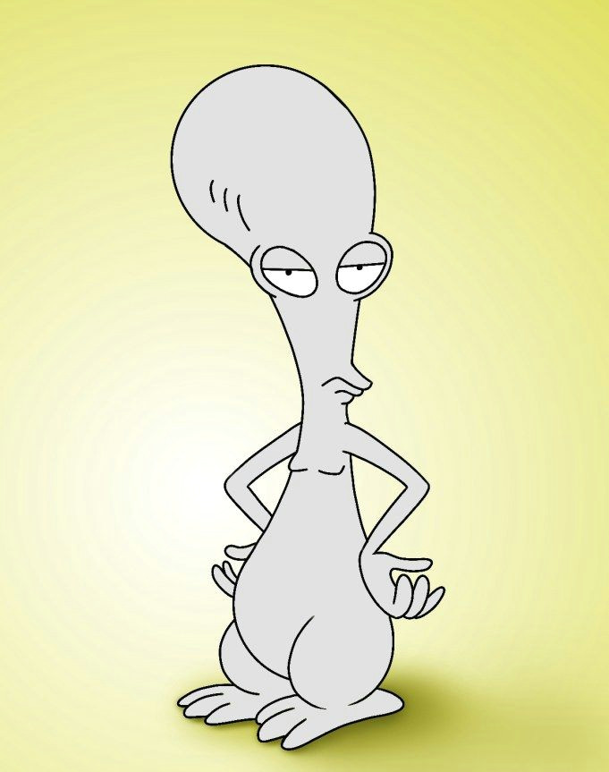 Drawing Ideas for Your Dad How to Draw Roger the Alien From American Dad American Dad