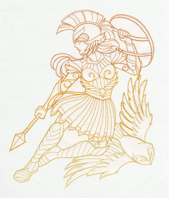 Drawing Ideas God Greek Gods athena Design Ut9132 From Urbanthreads Com Drawing