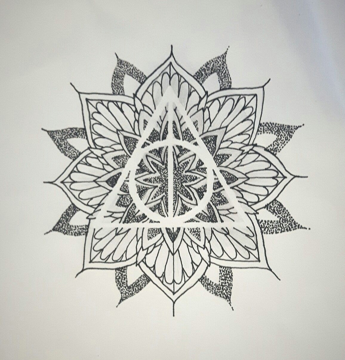 Drawing Ideas Harry Potter Harry Potter Mandala Tattoo Idea Deathly Hallows Harry Potter