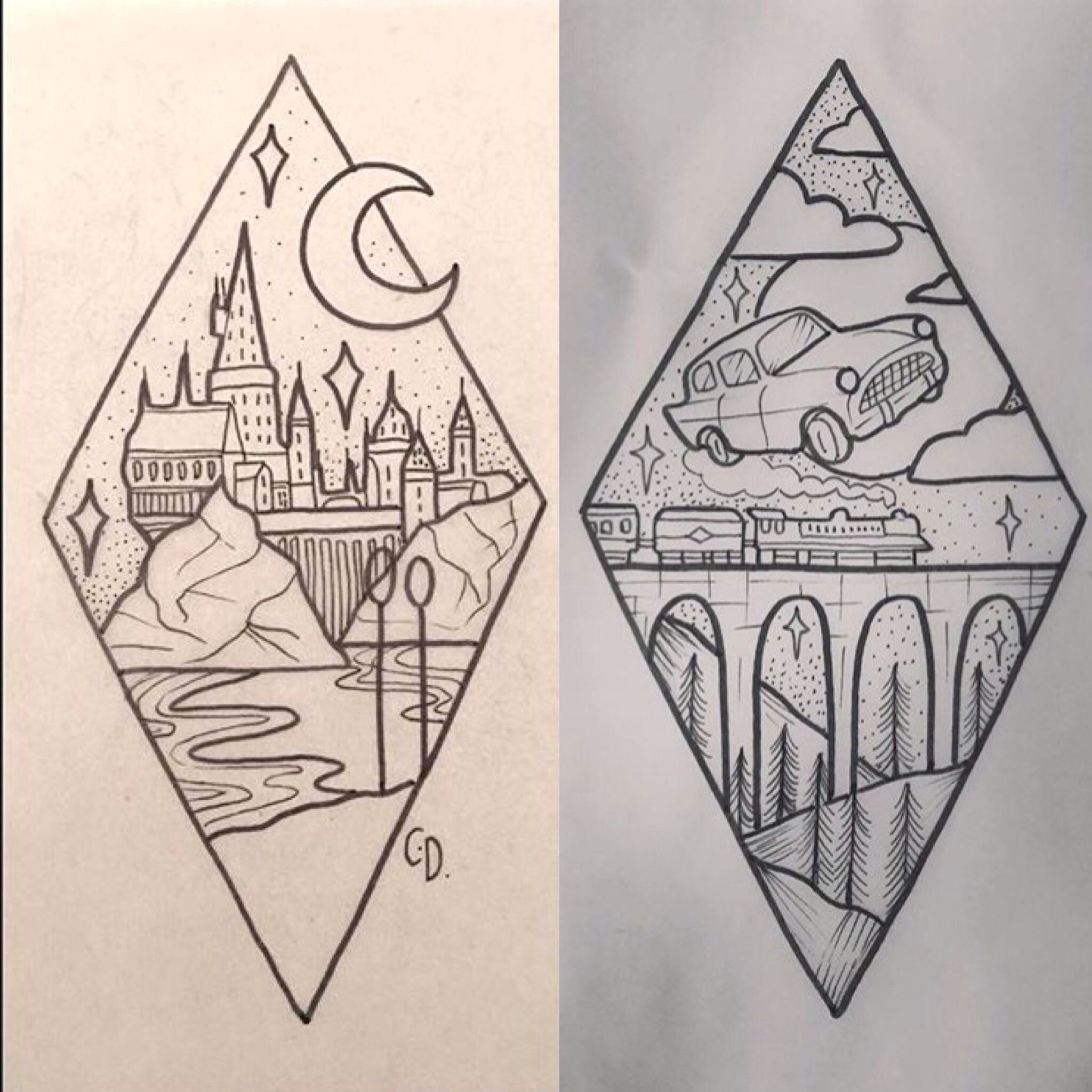 Drawing Ideas Harry Potter Harry Potter Tattoo Ideas Tattoos Pinterest