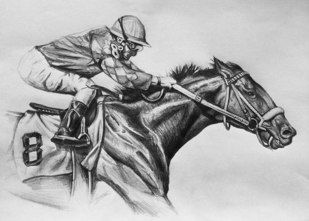Drawing Ideas Horses Race Horse by Draigon666 A R T Horses Horse Drawings Horse