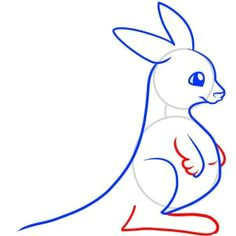 Drawing Ideas Kangaroo 36 Best Kangaroos Images Drawings Kangaroo Drawing Character Design