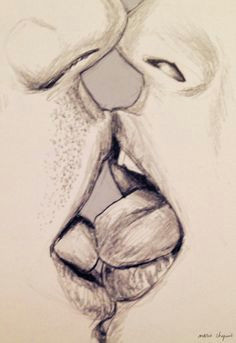 Drawing Ideas Kissing Realistic Pencil Drawing Kissing Google Search Erotic Art