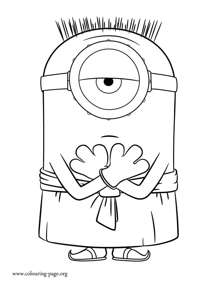 Drawing Ideas Minions Enjoy with This Free Minions Movie Coloring Page In This Picture