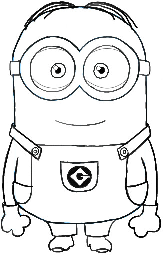 Drawing Ideas Minions How to Draw Dave One Of the Minions From Despicable Me Drawing