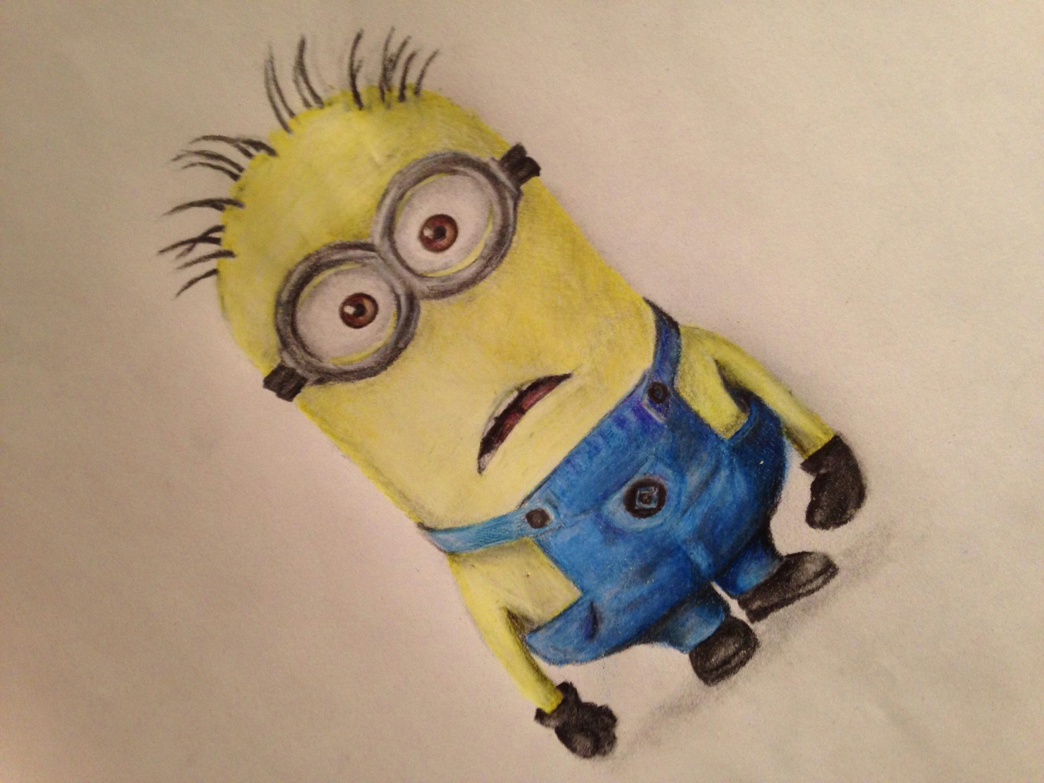 Drawing Ideas Minions Minion Colored Pencil and Graphite Despicable Me Art