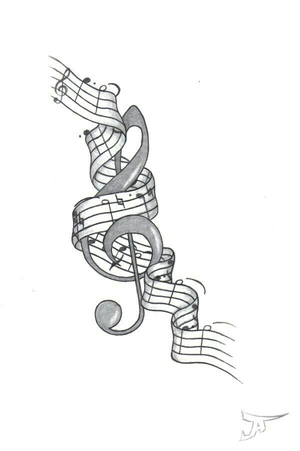 Drawing Ideas Music Pin by Tatyana On Art Music Tattoos Tattoos Music