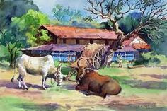 Drawing Ideas Of Village Life 114 Best Village Scenery Images In 2019 India Watercolor