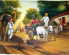 Drawing Ideas Of Village Life 21 Best Painting Images Clip Art Indian Village Landscape Paintings