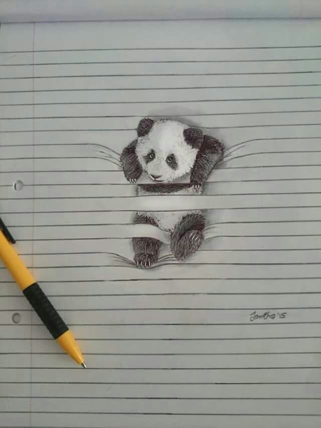 Drawing Ideas On Lined Paper Pin by Kremy Kelawala On Sketching Pinterest Drawings Panda and