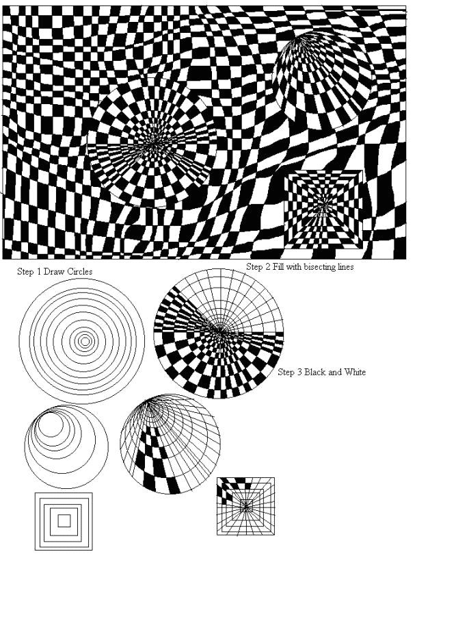 Drawing Ideas Optical Illusion Computer Opt Art Lesson Art Class Ideas Art Art Lessons Op Art