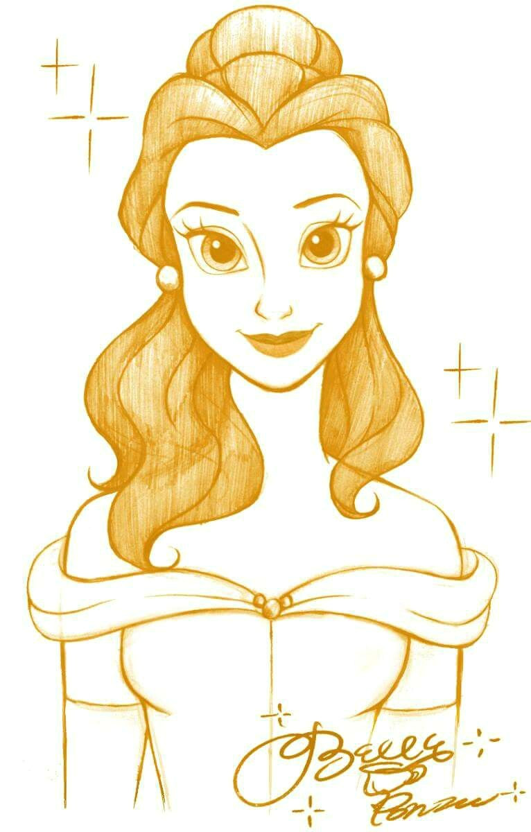 Drawing Ideas Princess Beauty and the Beast Princess Pinterest Beast Drawings and