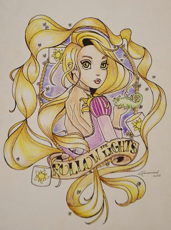 Drawing Ideas Rapunzel Rapunzel Tim Shumate Google Search Tattoo Ideas Pinterest