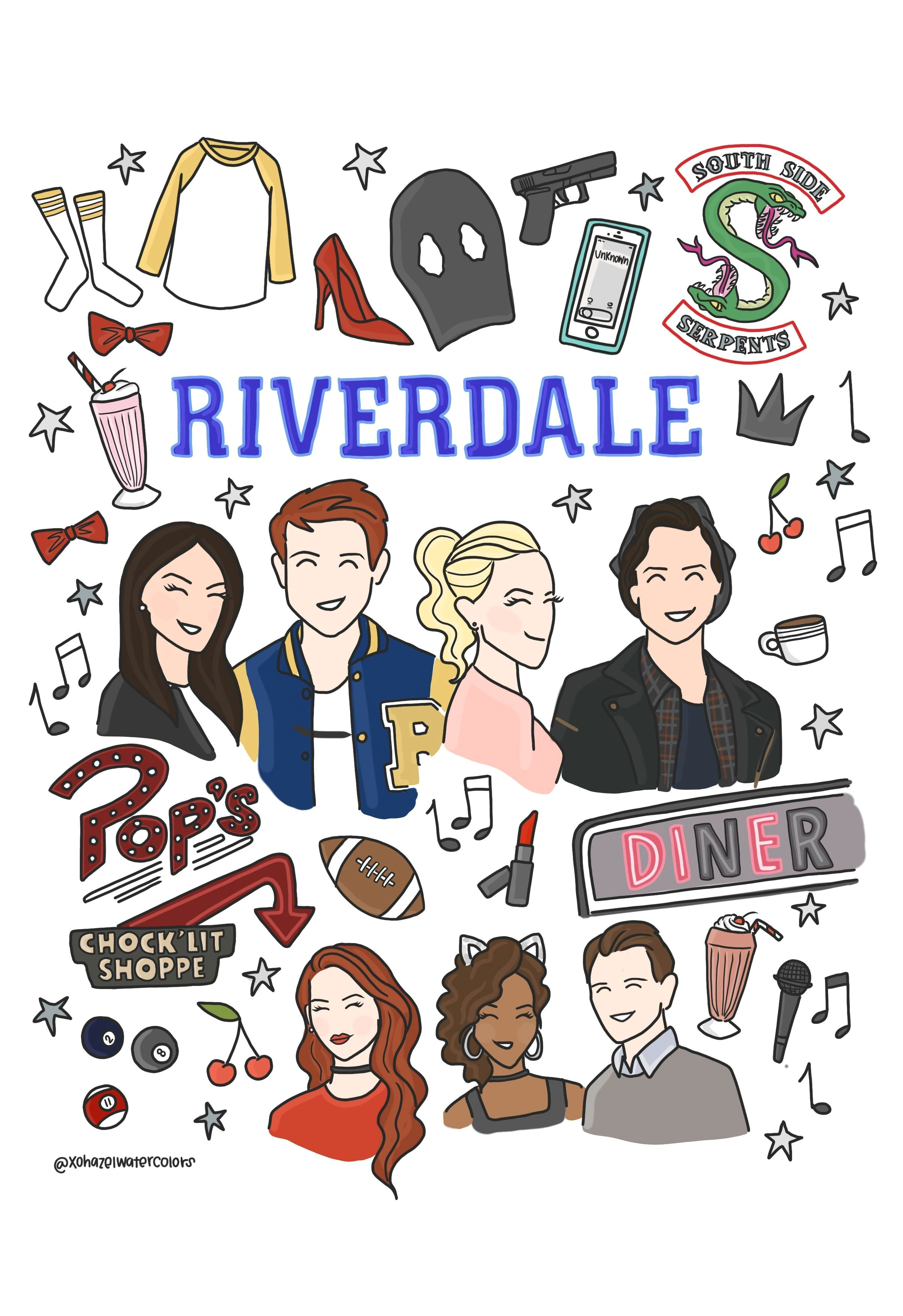 Drawing Ideas Riverdale Kao T Quao Ha Nh Ao Nh Cho Riverdale Drawings Easy Riverdale In 2019