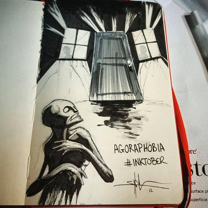 Drawing Ideas Scary these Dark Drawings Capture the Struggle that Comes with Different