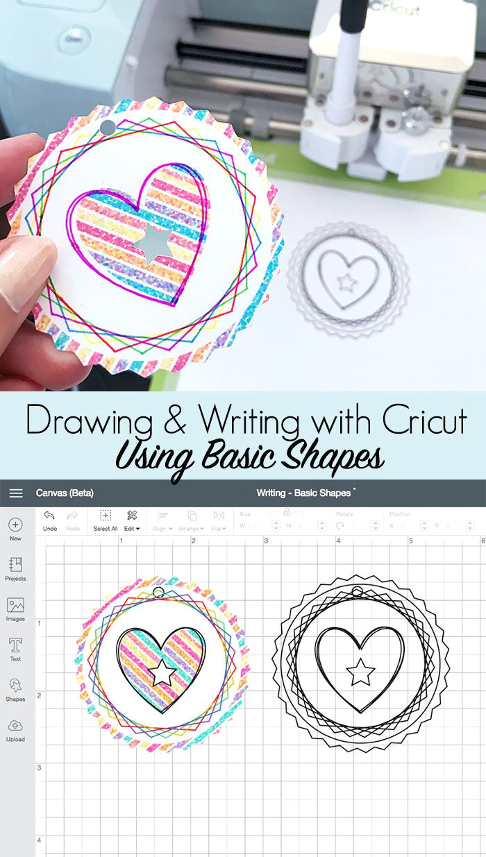 Drawing Ideas Space Draw Designs with Cricut and Basic Shapes Cricut Ideas From