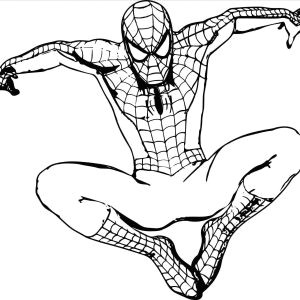 Drawing Ideas Spiderman Spiderman Coloring Pages to Print Luxury Superheroes Easy to Draw