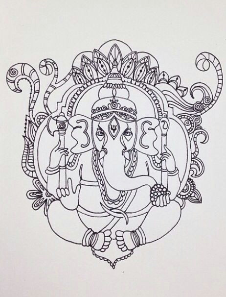 Drawing Ideas Stitch Ganesh Drawing Arts Farts In 2018 Pinterest Ganesh Art and