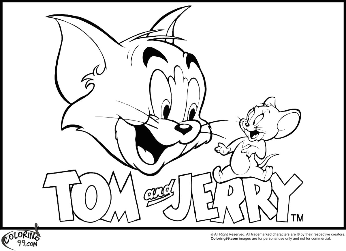 Drawing Ideas tom and Jerry tom and Jerry Coloring Pages A Group Of Stuff Coloring Pages