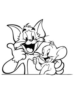 Drawing Ideas tom and Jerry tom and Jerry Thumbs Up Coloring Page tom and Jerry Coloring Pages