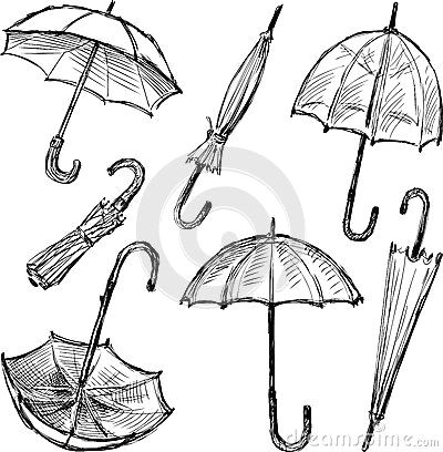 Drawing Ideas Umbrella Umbrellas Sketches Tattoo Drawi