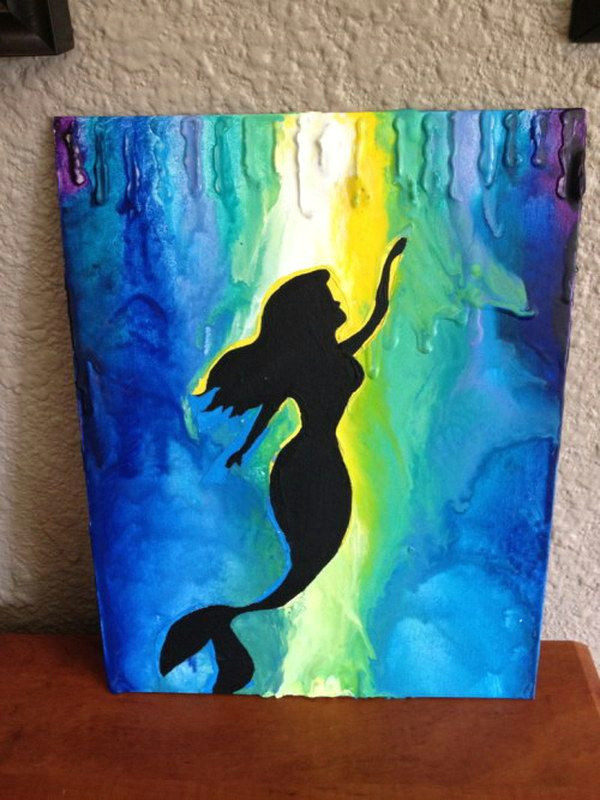 Drawing Ideas Using Crayons Fun and Budget Friendly Melted Crayon Art Ideas Art Projects