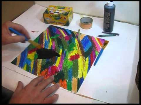 Drawing Ideas Using Crayons How to Make A Scratch Drawing Youtube