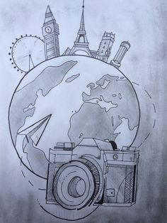 Drawing Ideas when Your Bored Inspiring Earth Sketch Drawing Template Images Travel the World