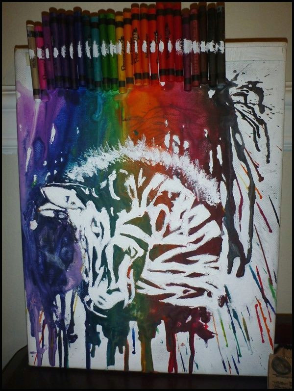 Drawing Ideas with Crayons 35 Beautiful Examples Of Melted Crayon Art Ekstrax Drawings