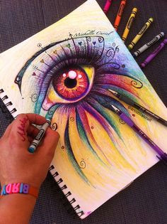 Drawing Ideas with Crayons 47 Best Colorful Inspiration Images Paintings Dibujo Drawings