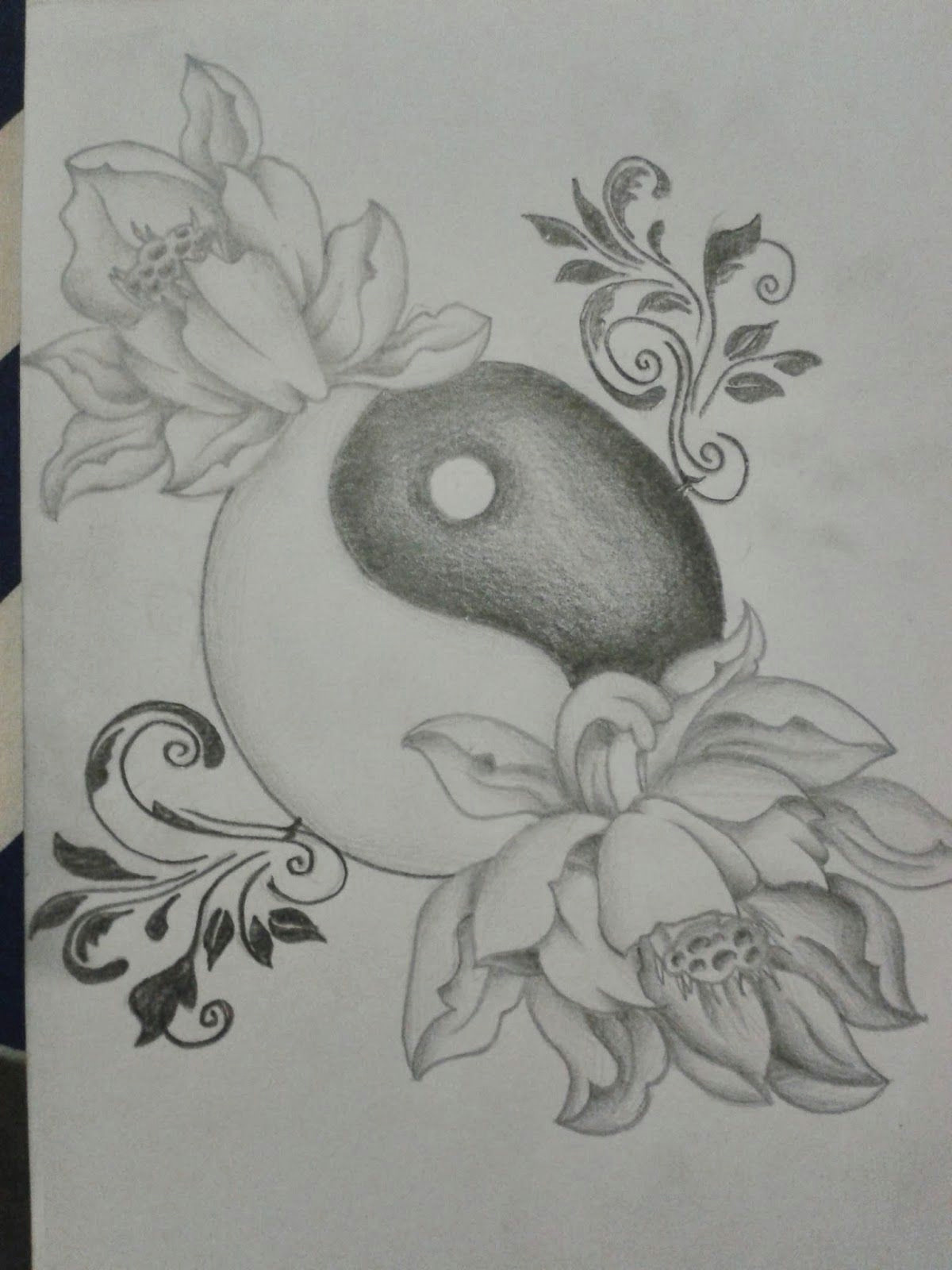 Drawing Ideas Yin Yang R3dwall Art Lotus Flower Yin Yang Tattoo Design Tattoo S