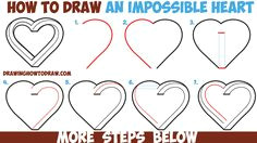 Drawing Impossible Heart 52 Best How to Draw Things and Objects Images In 2019 Drawings