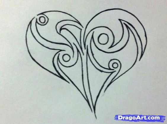 Drawing Impossible Heart Heart Drawings Dr Odd