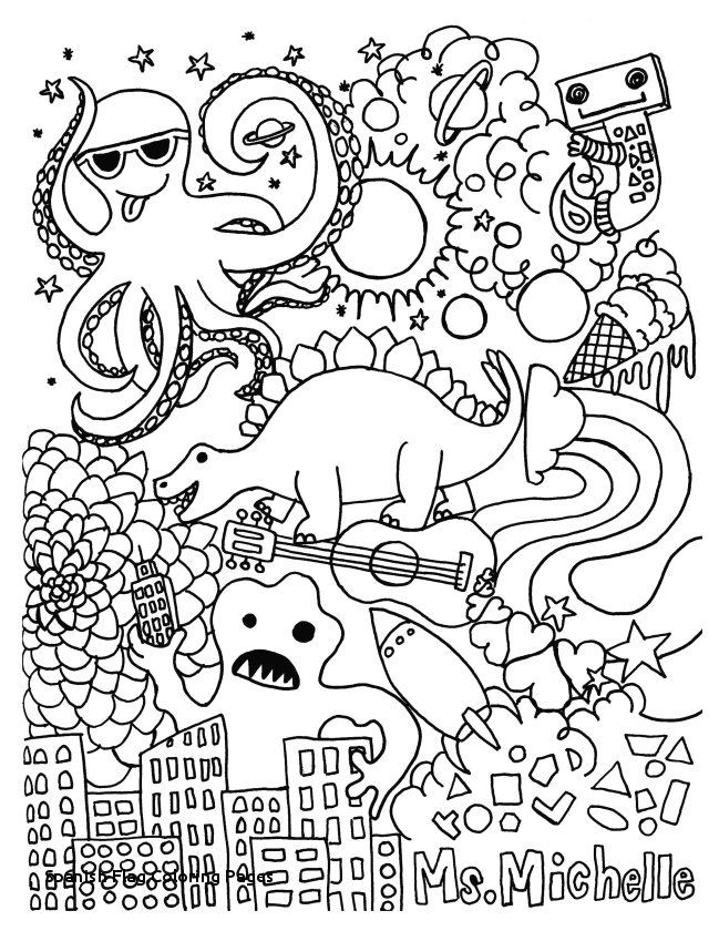 Drawing In Spanish Spanish Coloring Pages Awesome Spanish Coloring Pages Lovely