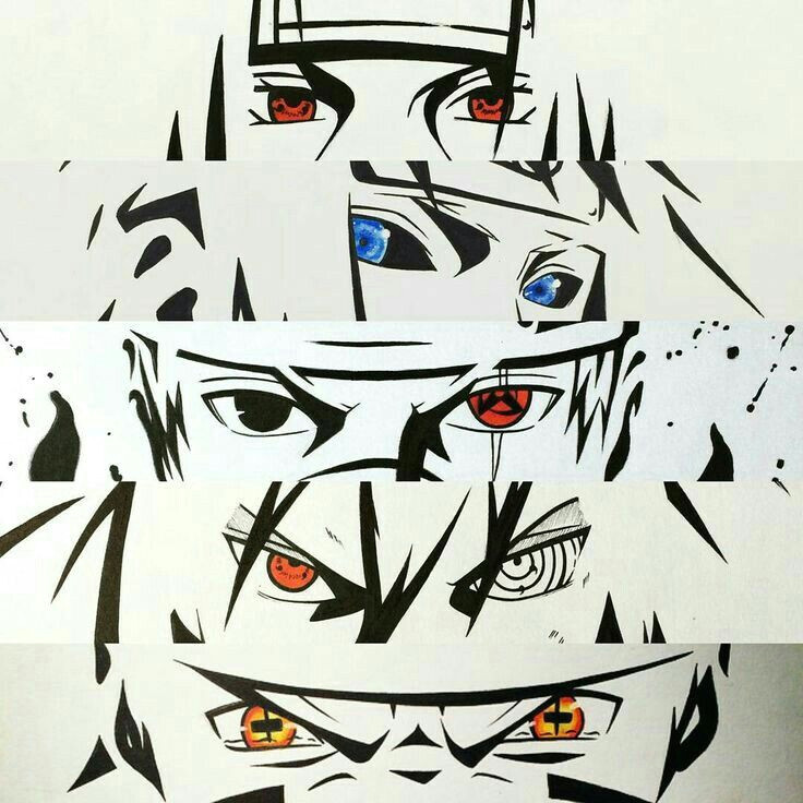 Drawing Japanese Eyes Look In the Eye and Listen to their Story Art Naruto Naruto