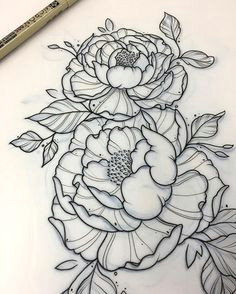 Drawing Japanese Flowers 9 Best Japanese Peony Tattoo Images Peonies Tattoo Drawings Flowers