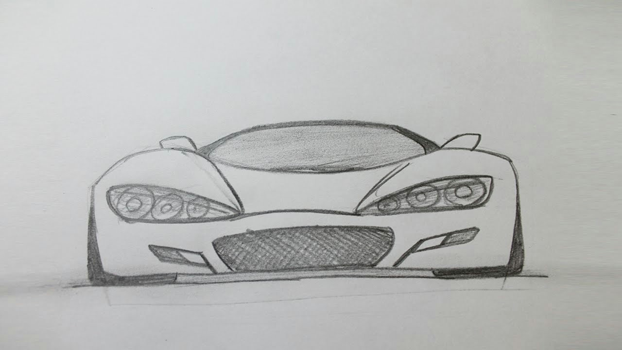 Drawing Jungkook Easy How to Draw A Sports Car Easy Youtube