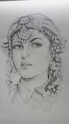 Drawing K Hindi Pencil Sketches Of Indian God Sculptures Animals Actress Etc