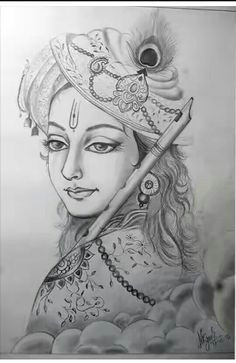 Drawing K Hindi Pencil Sketches Of Indian God Sculptures Animals Actress Etc