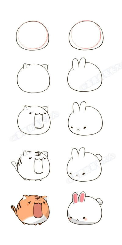 Drawing Kawaii Things Kawaii Drawings Dibujo Drawi