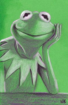 Drawing Kermit the Frog Kermit the Frog